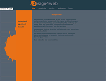 Tablet Screenshot of design4web.ch